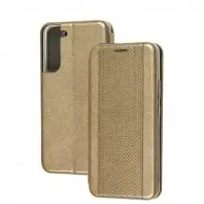 Чехол книга для Samsung Galaxy S22+ (S906) Aclass золотистый