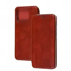 Чехол книга для Xiaomi Redmi 12C/11A/Poco C55 Aclass красный