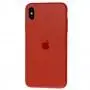 Чохол для iPhone Xs Max TPU Matt червоний