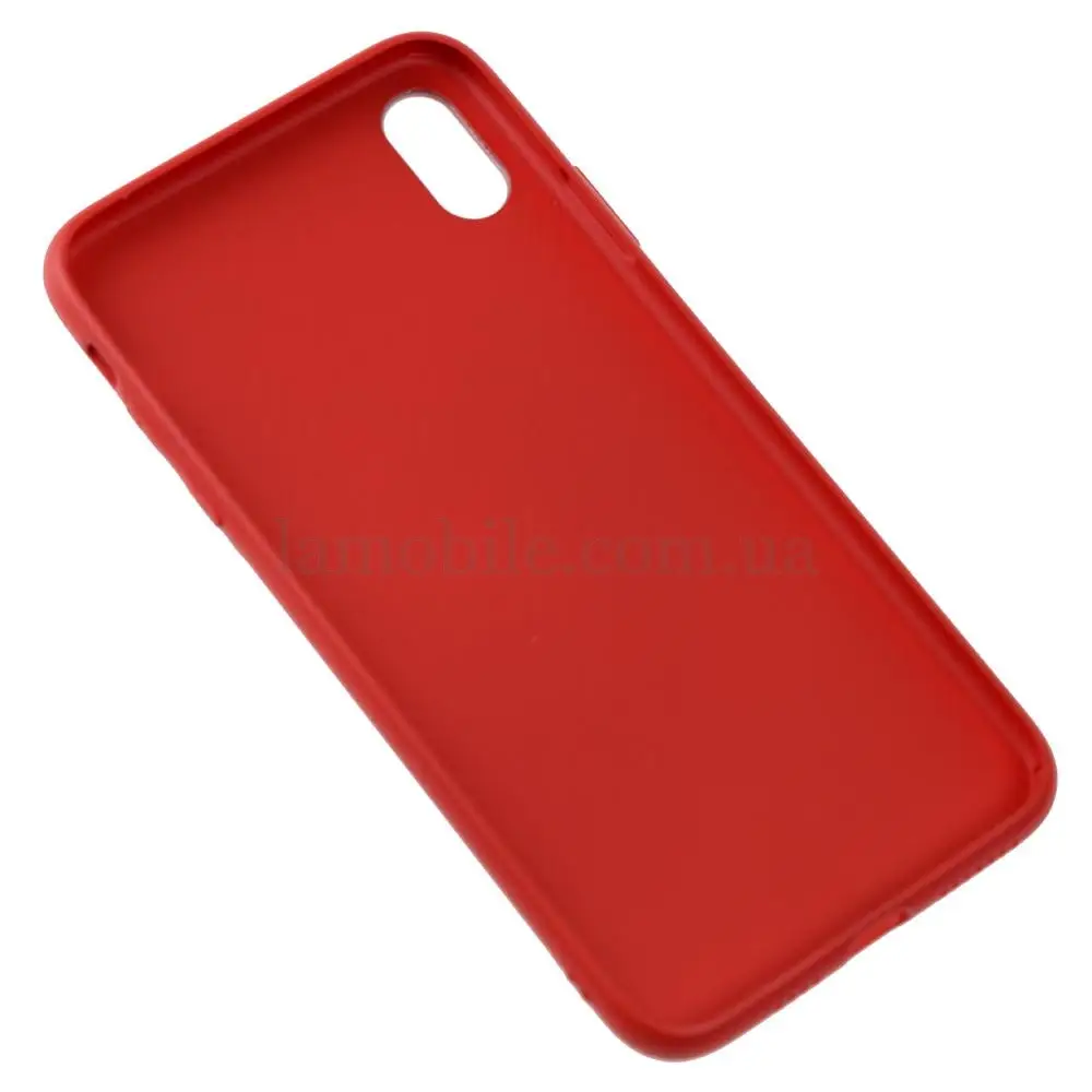 Чохол для iPhone Xs Max TPU Matt червоний
