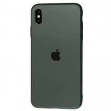 Чохол для iPhone Xs Max TPU Matt зелений