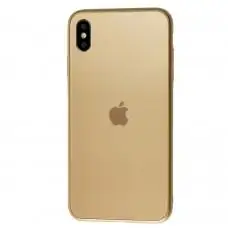 Чохол для iPhone Xs Max TPU Matt золотистий