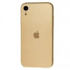 Чохол для iPhone Xr TPU Matt золотистий