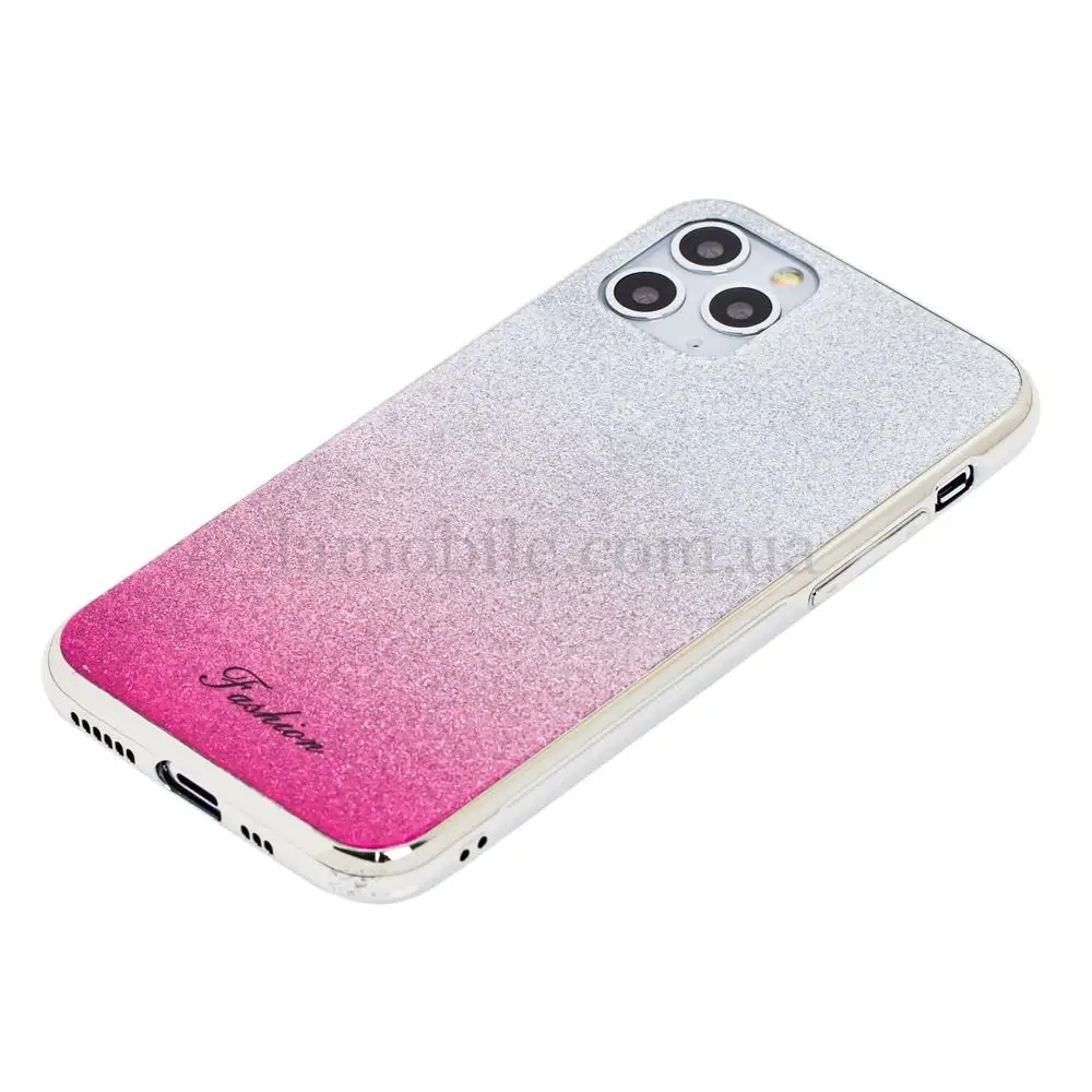 Чохол для iPhone 11 Pro Ambre Fashion сріблястий / малиновий