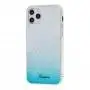 Чехол для iPhone 11 Pro Ambre Fashion серебристый / бирюзовый