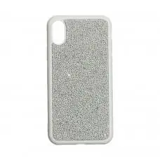 Чехол для iPhone X / Xs Bling World Beads серебристый