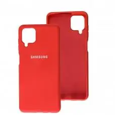 Чохол для Samsung Galaxy A12 (A125) Silicone Full кораловий