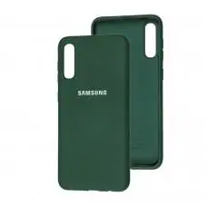 Чохол для Samsung Galaxy A7 2018 (A750) Silicone Full зелений зелений / dark green