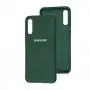 Чохол для Samsung Galaxy A7 2018 (A750) Silicone Full зелений зелений / dark green