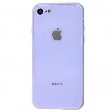 Чохол New glass для iPhone 7 / 8 бузковий