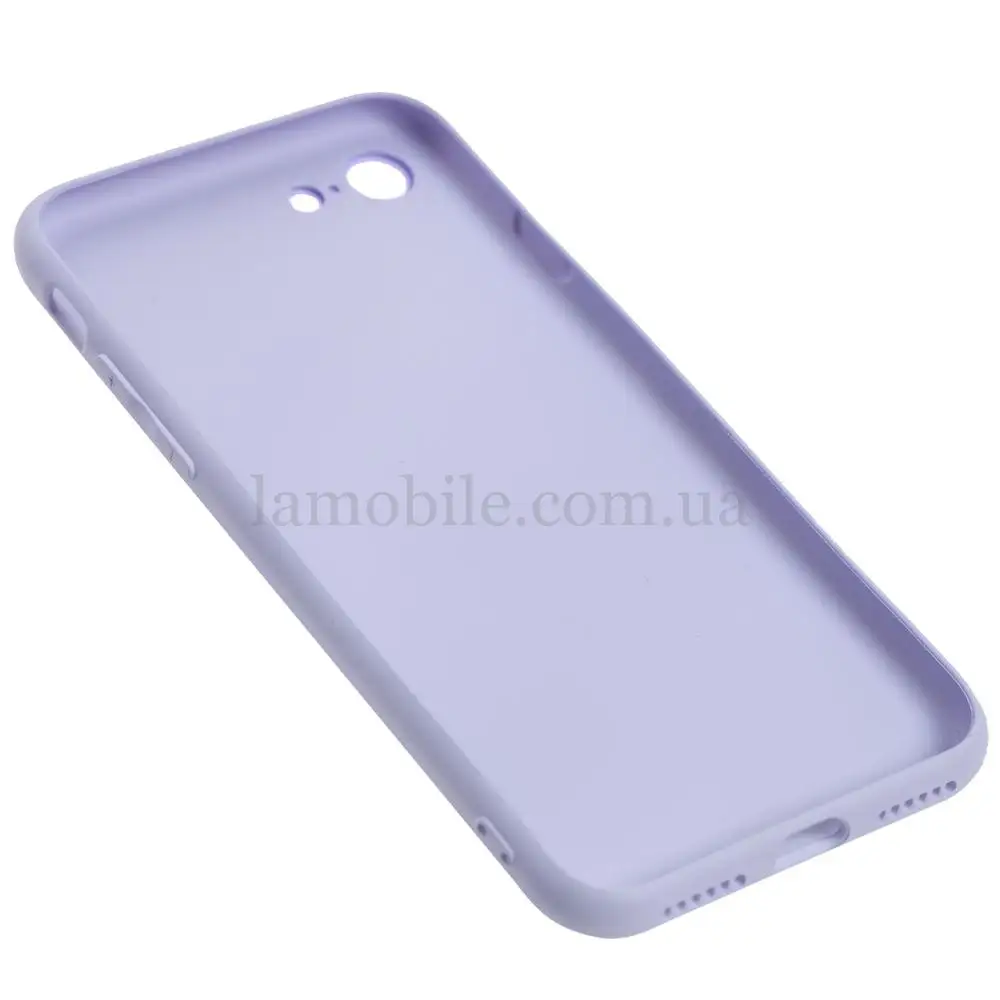 Чохол New glass для iPhone 7 / 8 бузковий