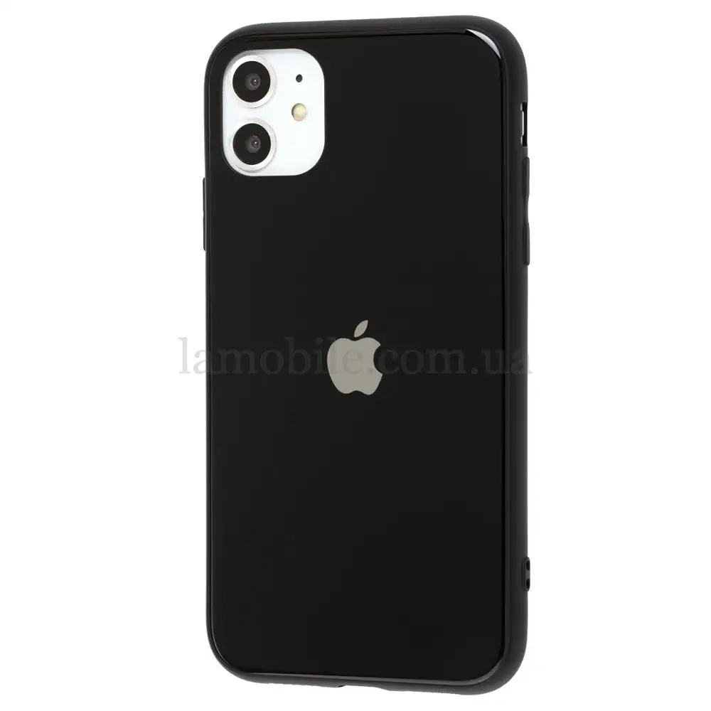 Чохол для iPhone 11 New glass чорний