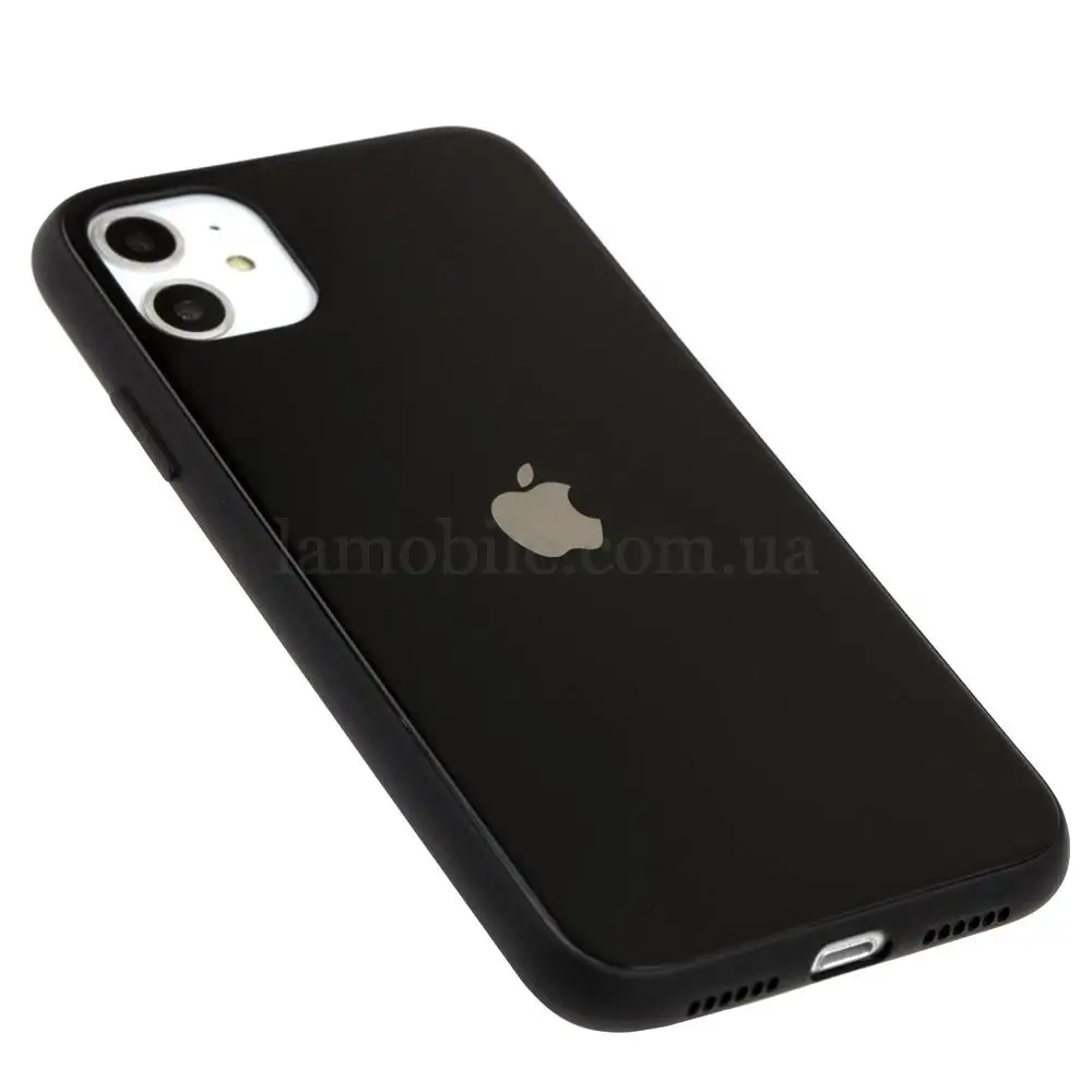Чохол для iPhone 11 New glass чорний