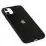 Чохол для iPhone 11 New glass чорний