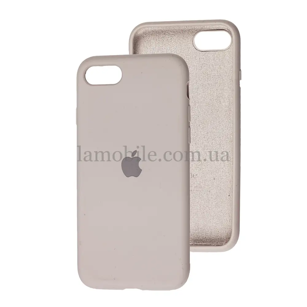 Чехол для iPhone 7 / 8 Silicone Full серый / stone