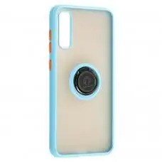Чехол для Samsung Galaxy A70 (A705) LikGus Edging Ring бирюзовый