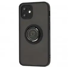 Чохол для iPhone 12 mini LikGus Edging Ring чорний