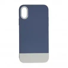 Чохол для iPhone X / Xs Bichromatic blue / white