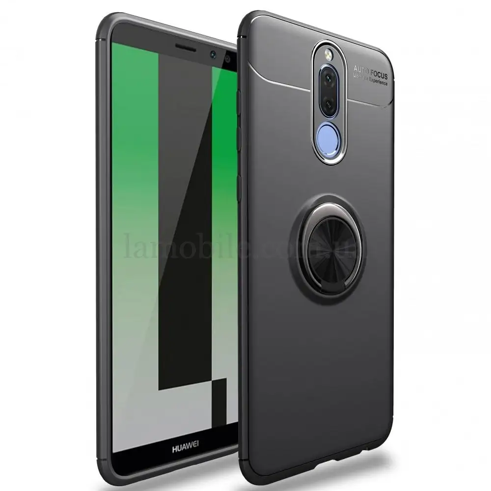 Чехол для Xiaomi Redmi 8 Deen ColorRing с кольцом черный