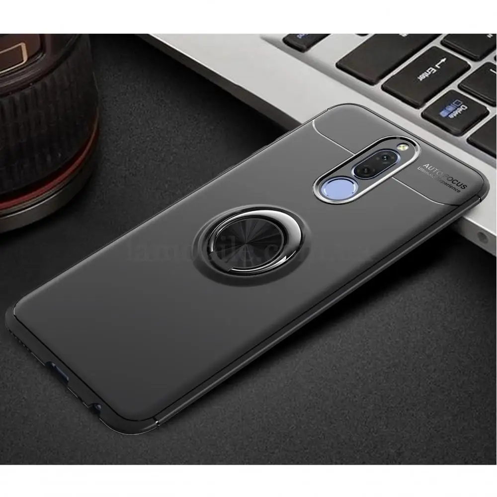 Чехол для Xiaomi Redmi 8 Deen ColorRing с кольцом черный