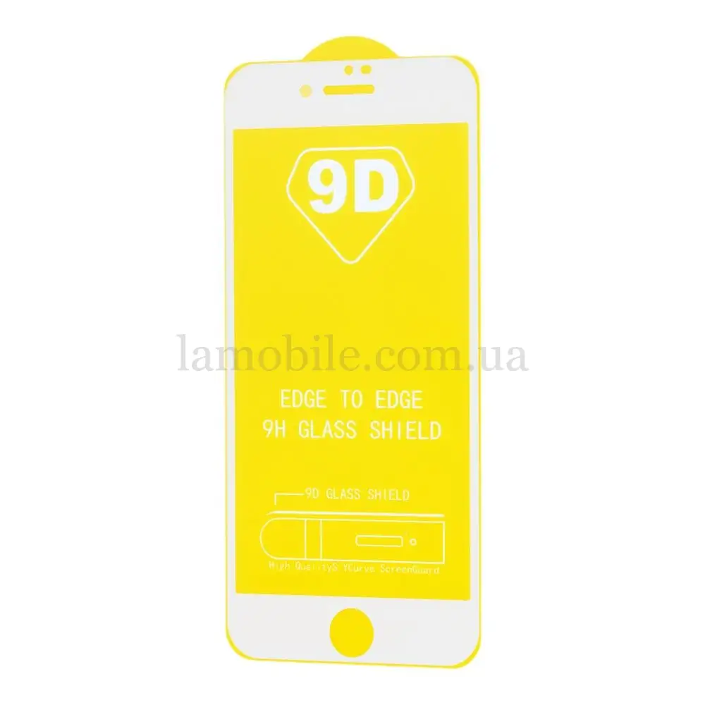 Защитное стекло для iPhone 7 / 8 Full Glue Люкс белое