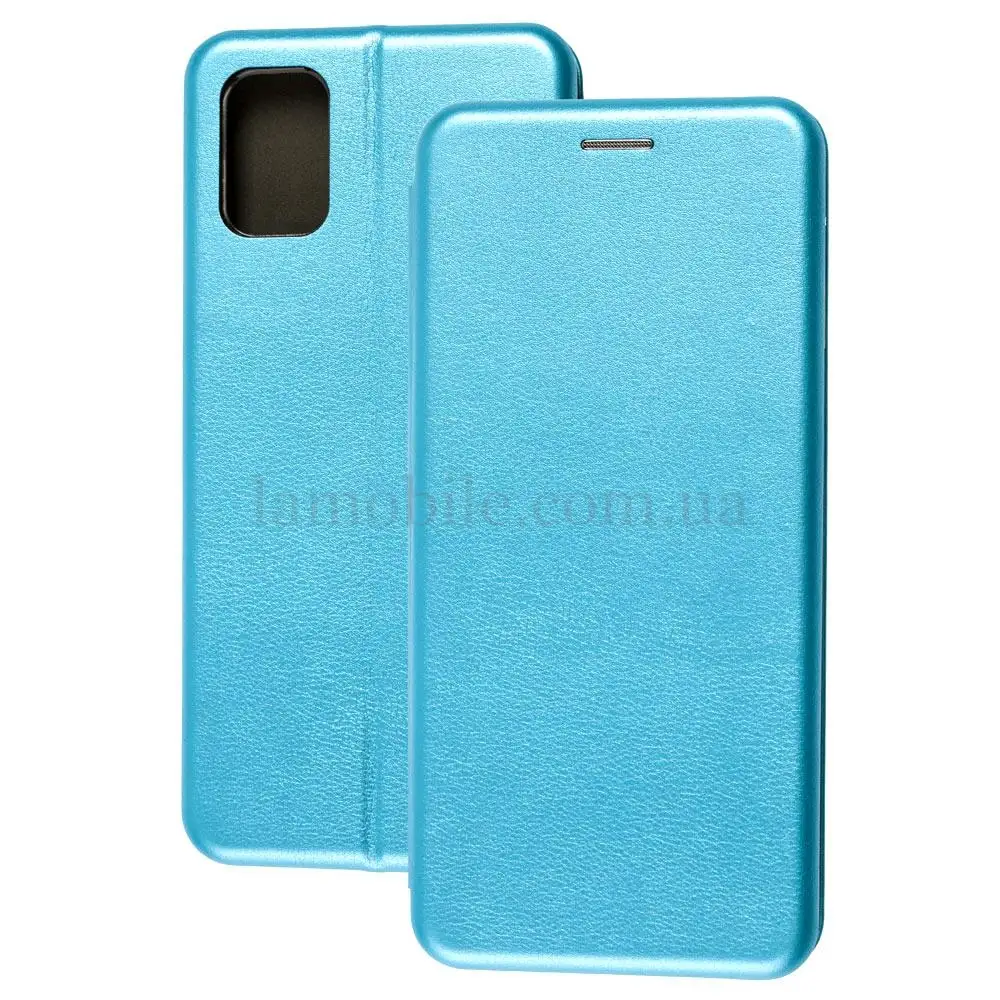 Чехол книжка Premium для Samsung Galaxy M51 (M515) голубой