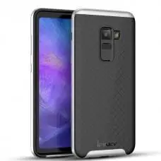 Чохол для Samsung Galaxy A8+ 2018 (A730) iPaky чорний/сріблястий