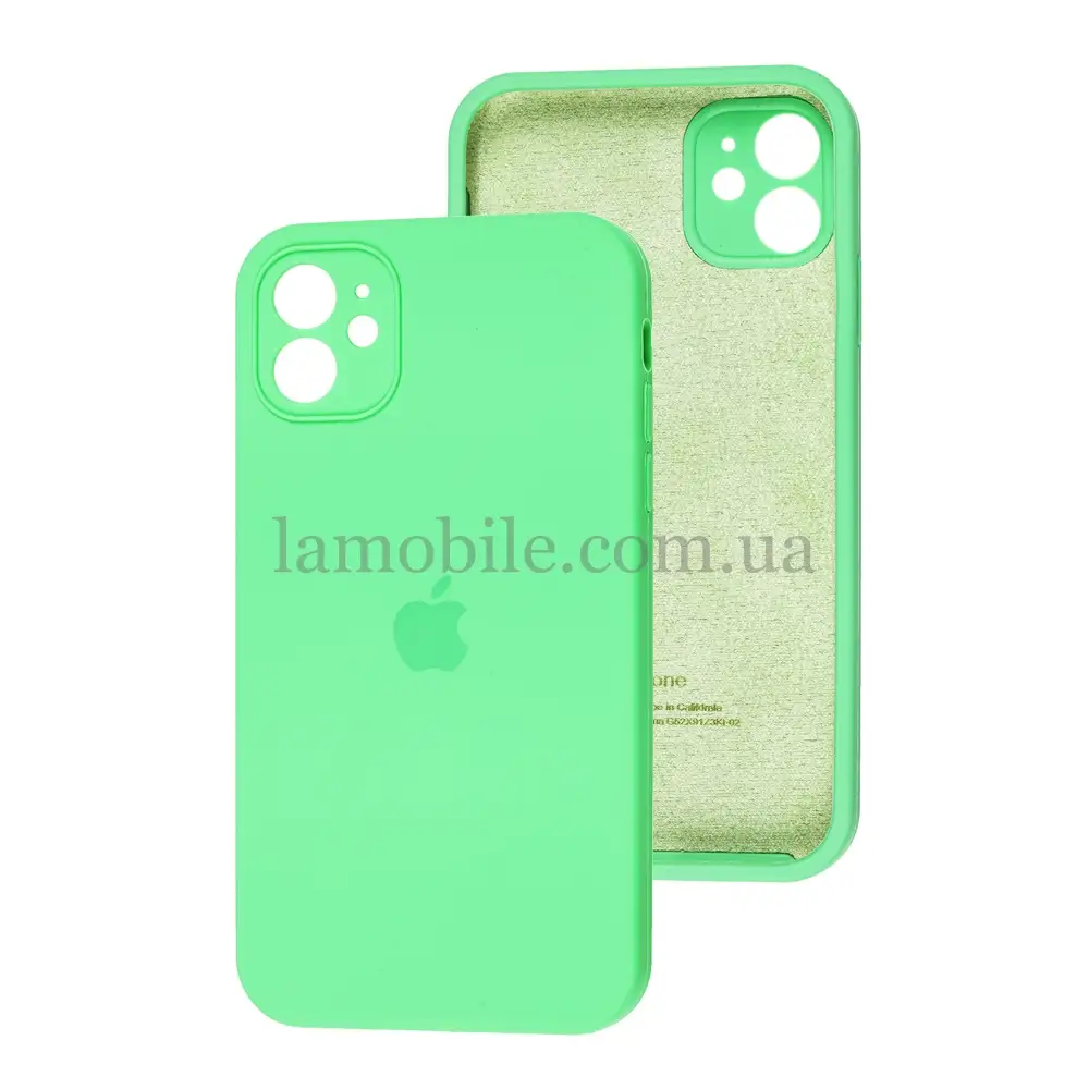 Чохол для iPhone 11 Square Full camera зелений / spearmint