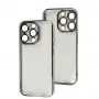 Чехол для iPhone 15 Pro Acrylic Brilliant silver