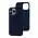 Чохол для iPhone 13 Pro Max Square Full silicone синій / deep navy