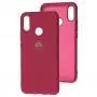 Чехол для Huawei P Smart Plus Silicone Full бордовый / marsala