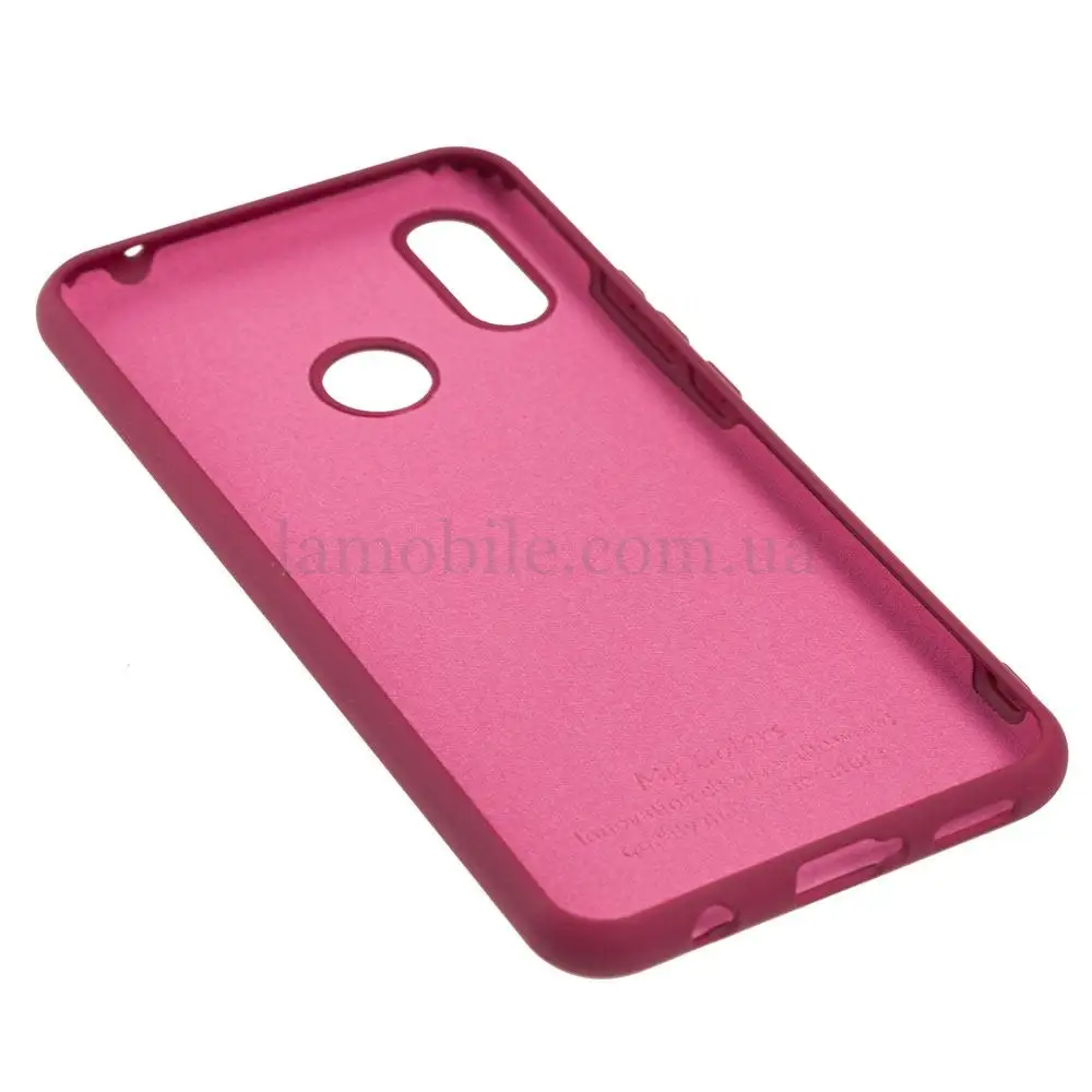 Чехол для Huawei P Smart Plus Silicone Full бордовый / marsala