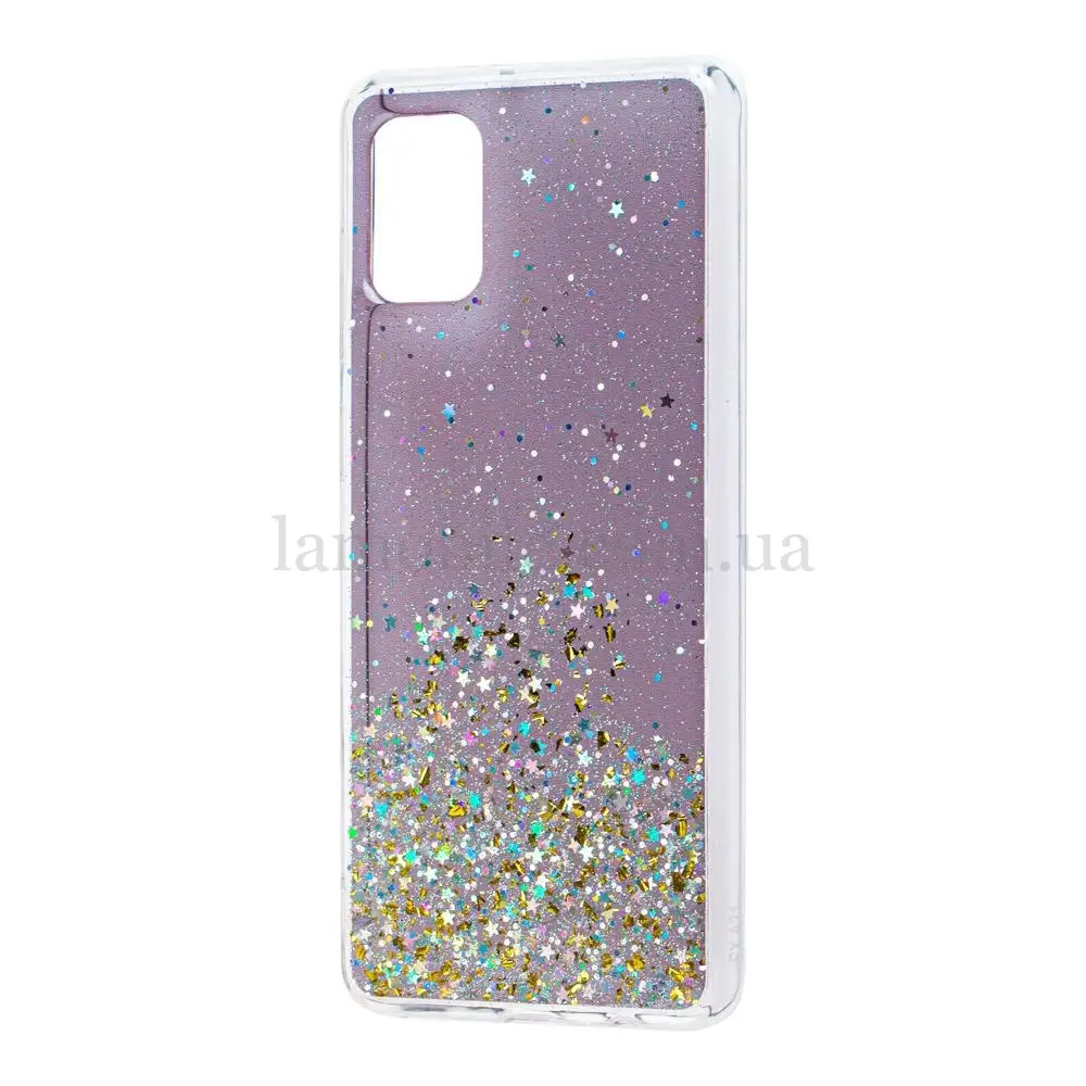 Чехол для Samsung Galaxy A31 (A315) Wave confetti черный