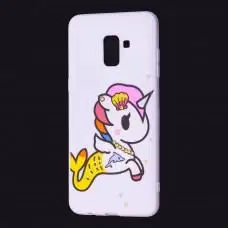 Чохол для Samsung Galaxy A8+ 2018 (A730) "морський єдиноріг"