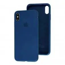 Чехол для iPhone X / Xs Slim Full blue cobalt
