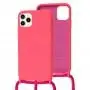 Чехол для iPhone 11 Pro Max Wave Lanyard without logo bright pink