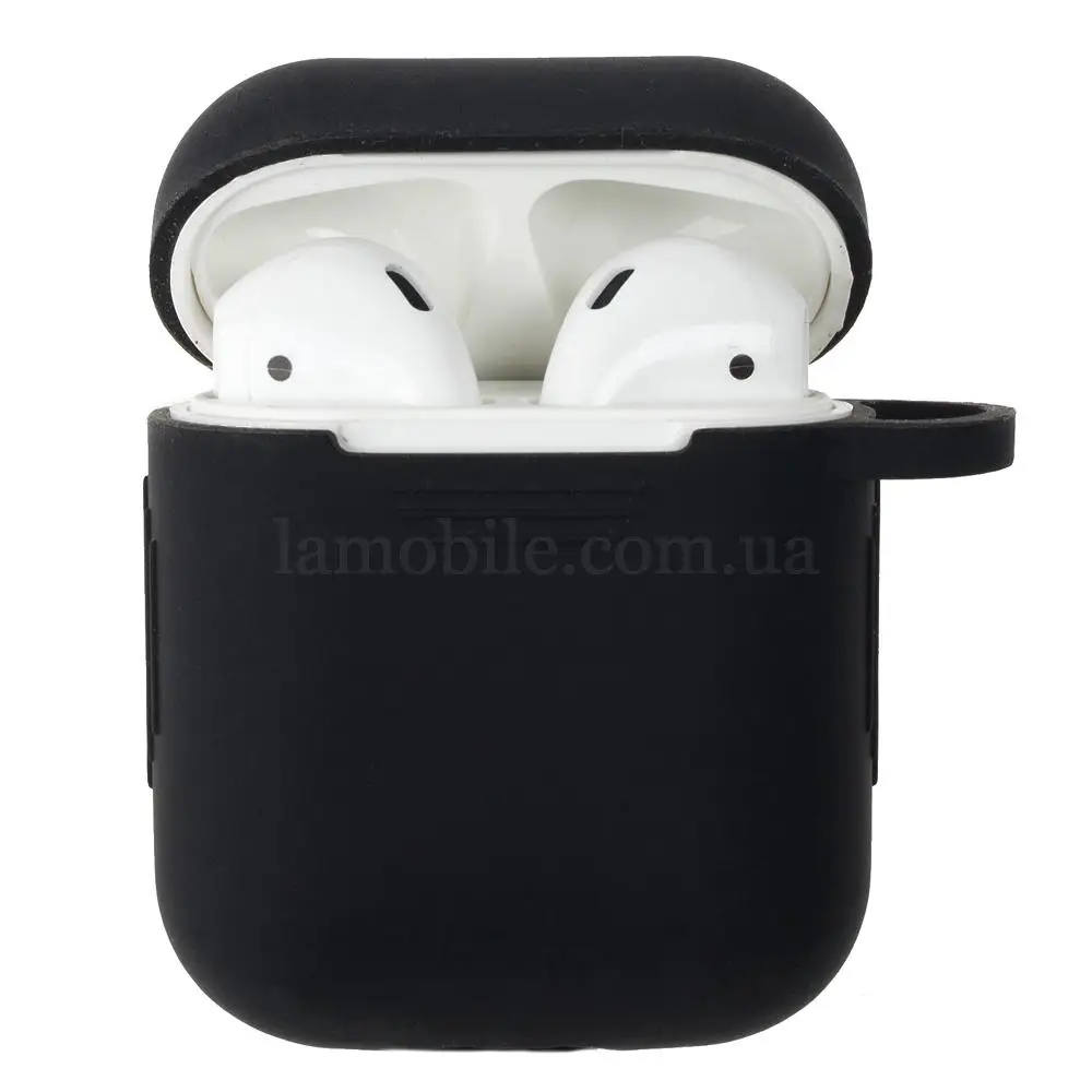 Чохол для AirPods Cute "Angry Bird" чорний
