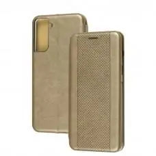 Чехол книга для Samsung Galaxy S21+ (G996) Aclass золотистый