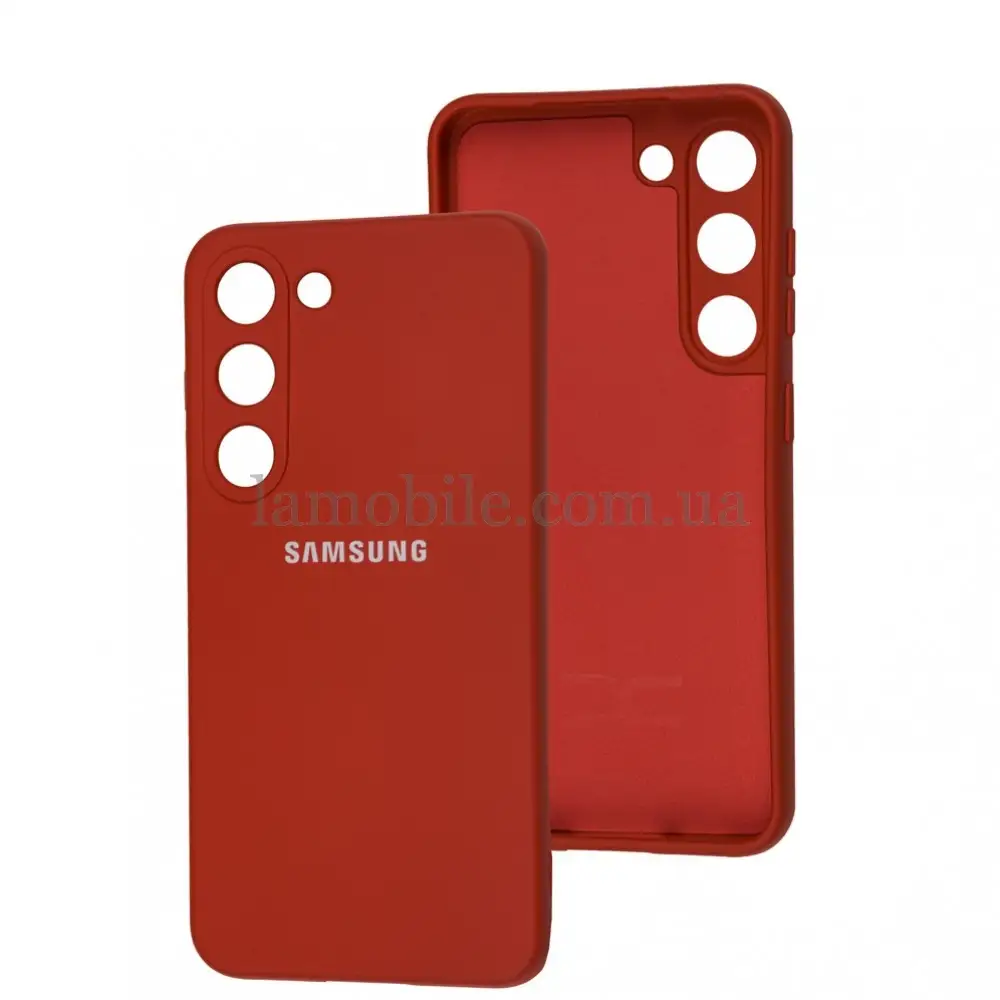Чехол для Samsung Galaxy S23 (S911) Full camera красный