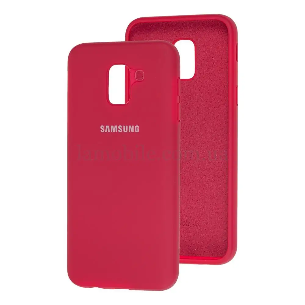 Чохол для Samsung Galaxy J6 2018 (J600) Silicone Full вишневий