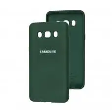 Чохол для Samsung Galaxy J5 2016 (J510) Silicone Full зелений / dark green