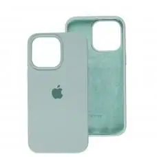 Чохол для iPhone 13 Pro Square Full silicone бірюзовий / turquoise