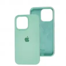 Чохол для iPhone 13 Pro Square Full silicone бірюзовий / beryl
