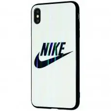 Чехол для iPhone X / Xs Benzo белый "Nike"