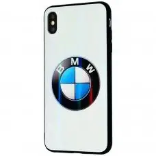 Чехол для iPhone X / Xs Benzo белый "BMW"