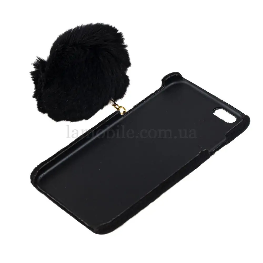 Чохол для iPhone 6 Fluffy Pompon чорний
