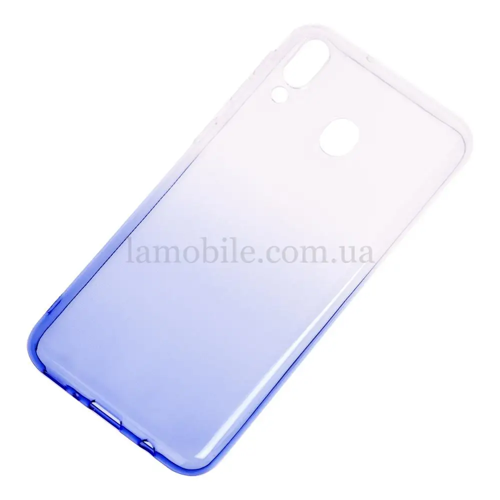 Чохол для Samsung Galaxy M20 (M205) Gradient Design біло-блакитний