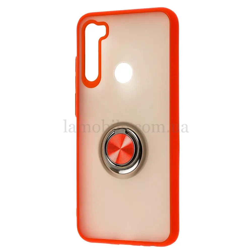 Чохол для Xiaomi Redmi Note 8T LikGus Maxshield Ring червоний