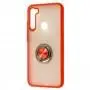 Чохол для Xiaomi Redmi Note 8T LikGus Maxshield Ring червоний