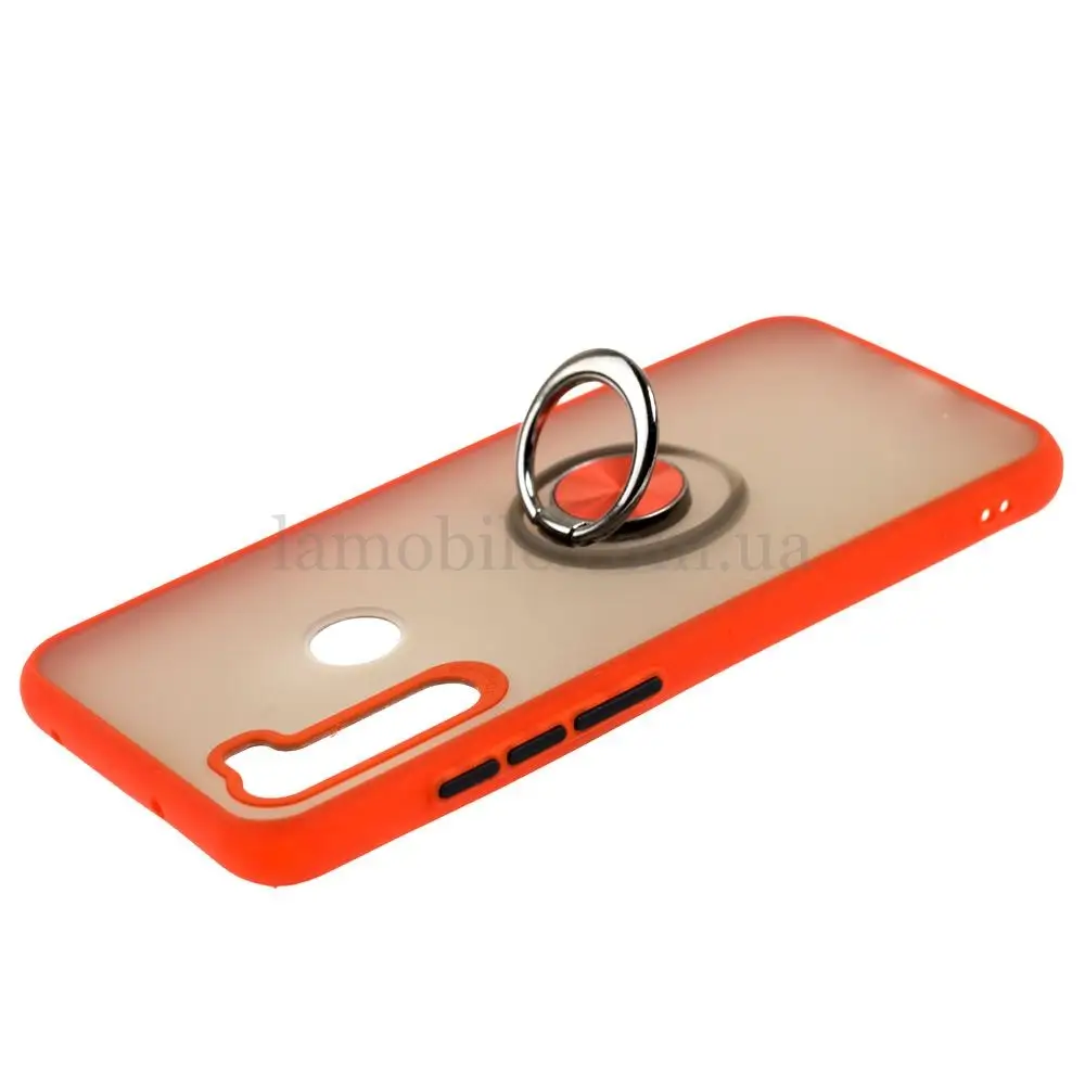 Чохол для Xiaomi Redmi Note 8T LikGus Maxshield Ring червоний
